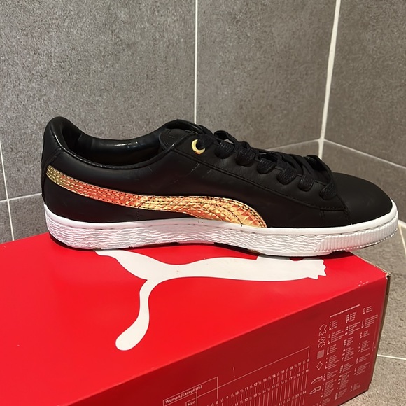 Puma Basket Stars x The Great Gastby Villa shoes sneakers black Men’s Size 8 - Picture 5 of 14